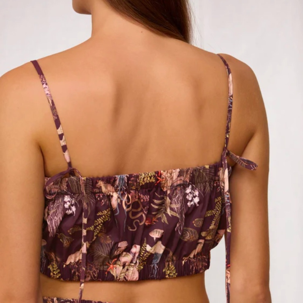 NWOT MIKOH COSETTA TOP Size 1 US SMALL - Picture 9 of 10